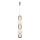Светодиодная подвесная люстра CARO LED/40W/230V блестящий хром
