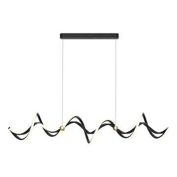 Светодиодная подвесная люстра COLIA LED/55W/230V черный/золотистый