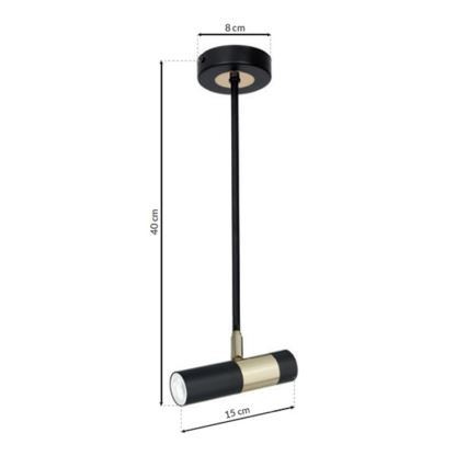Светодиодная подвесная люстра DALLAS 1xGU10/3W/230V