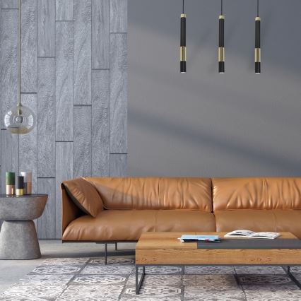 Светодиодная подвесная люстра DALLAS 3xGU10/3W/230V