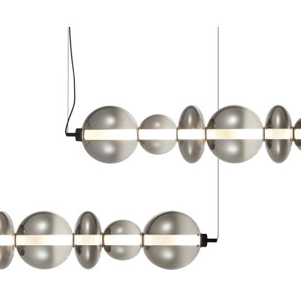 Светодиодная подвесная люстра DAPHNE LED/40W/230V серый
