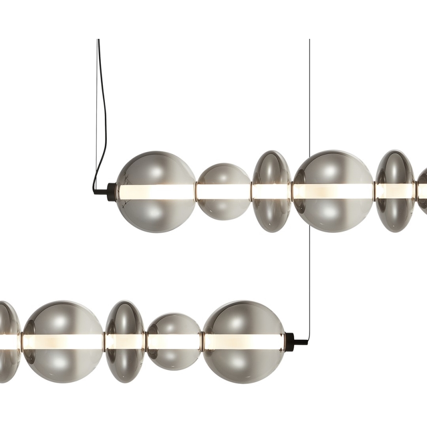 Светодиодная подвесная люстра DAPHNE LED/40W/230V серый