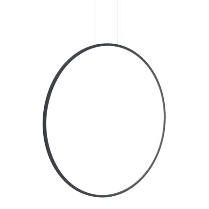 Светодиодная подвесная люстра для ванной комнаты SATURNO LED/46W/230V диаметр 80 см IP44 антрацит