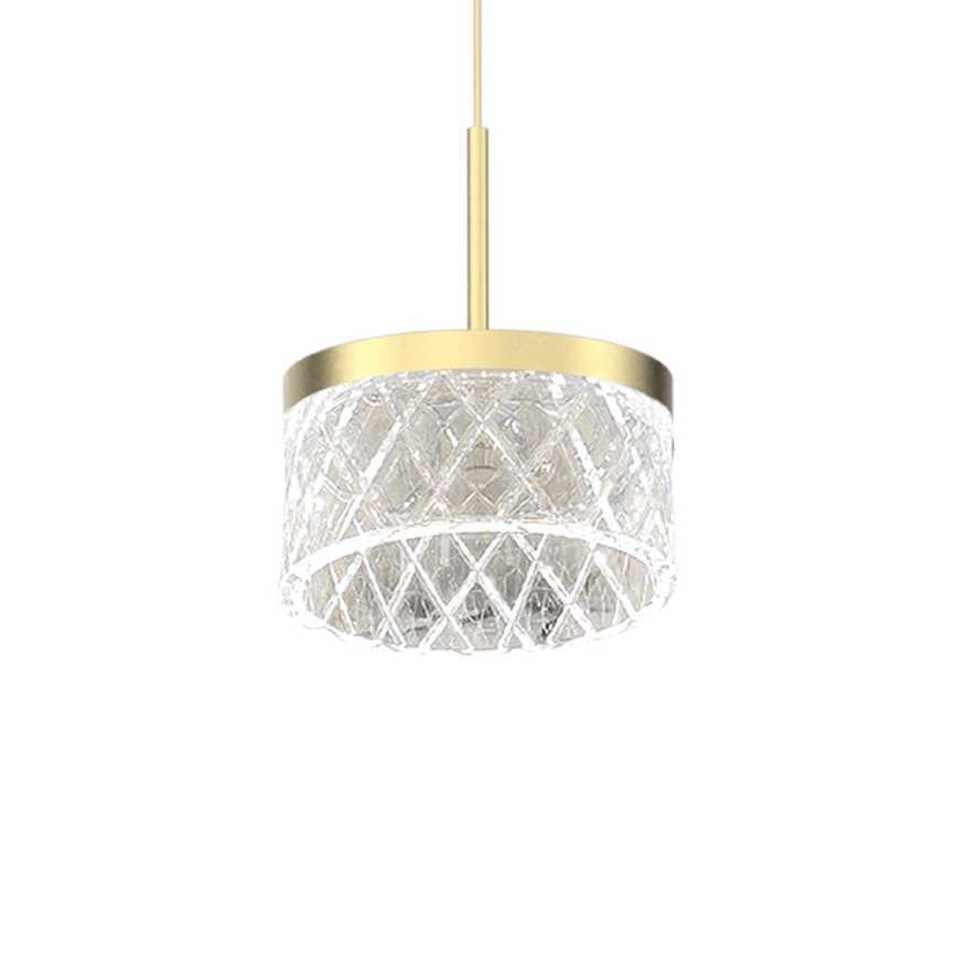Светодиодная подвесная люстра ELEGANCE LED/9W/230V диаметр 15 см золотистый