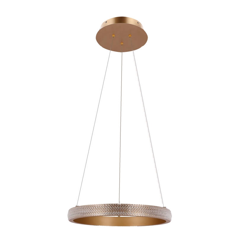 Светодиодная подвесная люстра HASHIM LED/22W/230V диаметр 40 см медный