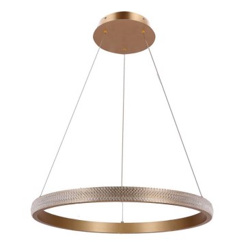 Светодиодная подвесная люстра HASHIM LED/34W/230V диаметр 60 см медный