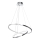 Светодиодная подвесная люстра HOOP LED/51W/230V диаметр 60 см 4000K блестящий хром