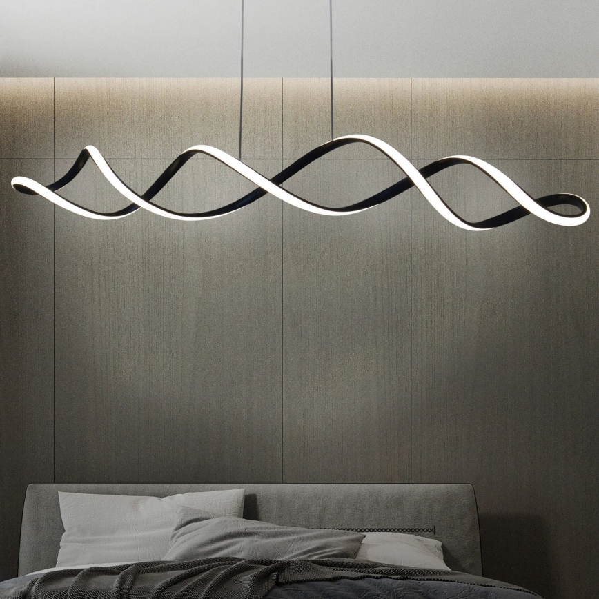 Светодиодная подвесная люстра INFINITO LED/43W/230V черный
