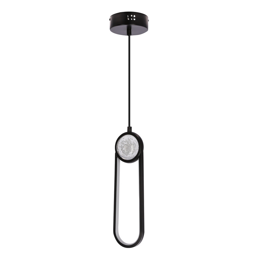 Светодиодная подвесная люстра LACRIMA LED/15W/230V 3000K черный