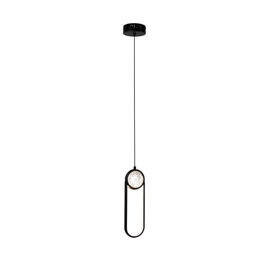 Светодиодная подвесная люстра LACRIMA LED/15W/230V 3000K черный