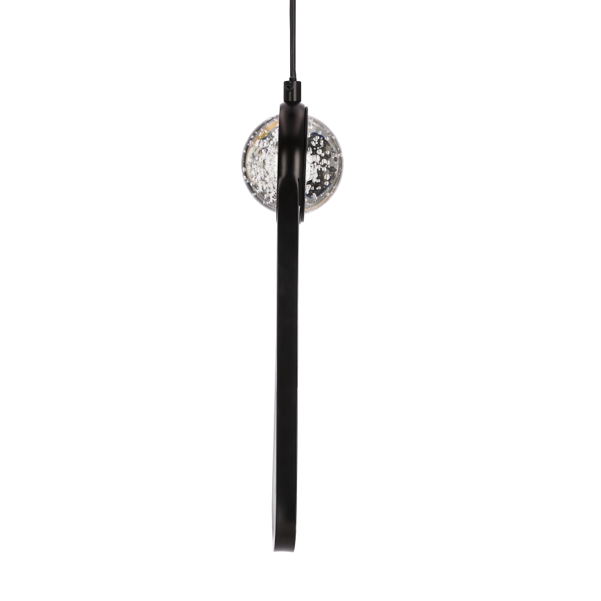 Светодиодная подвесная люстра LACRIMA LED/15W/230V 3000K черный