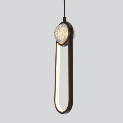 Светодиодная подвесная люстра LACRIMA LED/15W/230V 3000K черный