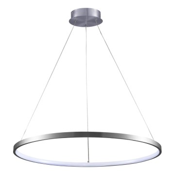 Светодиодная подвесная люстра LEA LED/20W/230V 4000K диаметр 50 см матовый хром