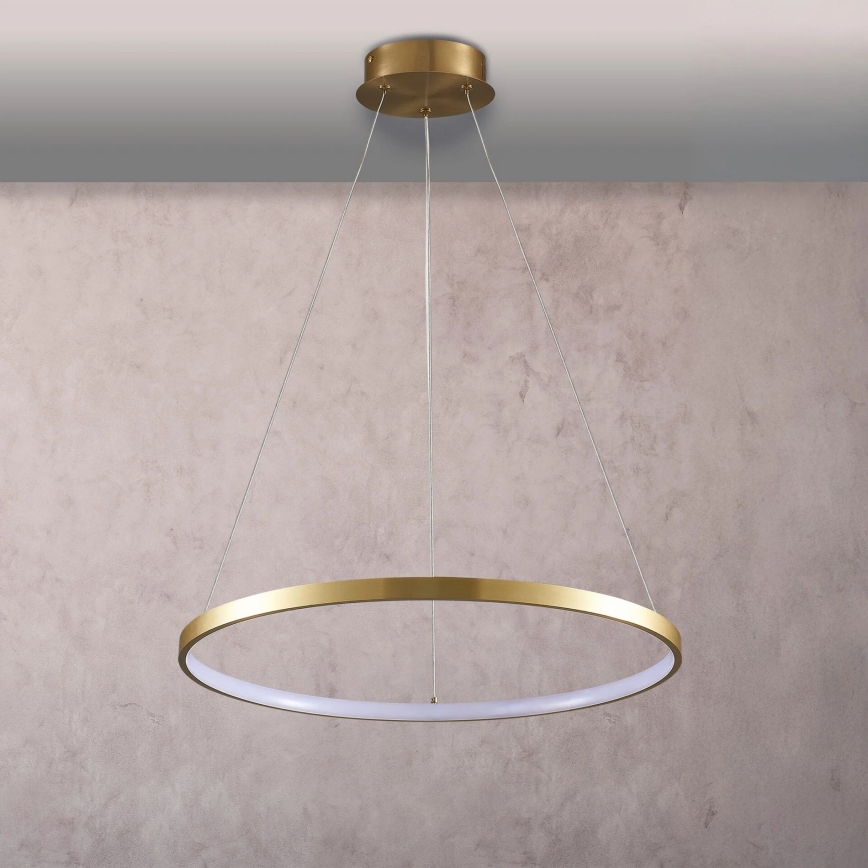 Светодиодная подвесная люстра LEA LED/20W/230V 4000K диаметр 50 см золотистый