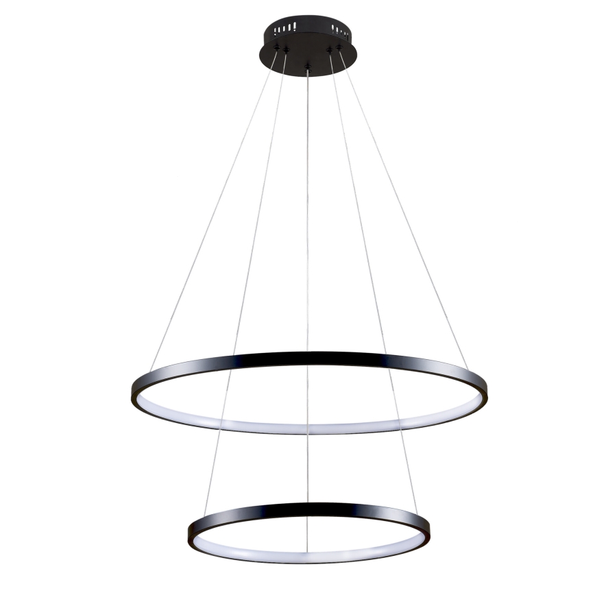 Светодиодная подвесная люстра LEA LED/35W/230V 4000K диаметр 60 см черный