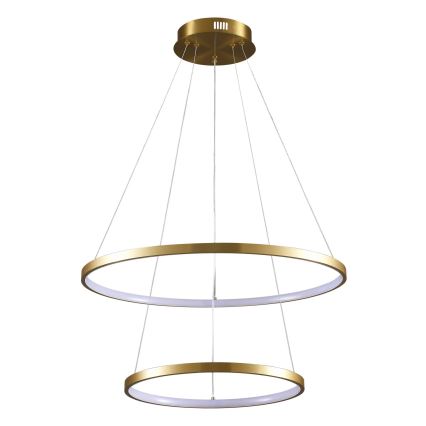 Светодиодная подвесная люстра LEA LED/35W/230V 4000K диаметр 60 см золотистый