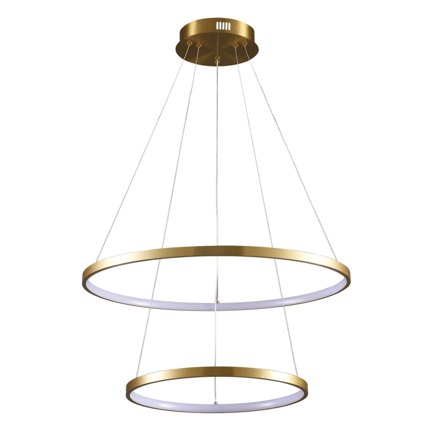 Светодиодная подвесная люстра LEA LED/35W/230V 4000K диаметр 60 см золотистый