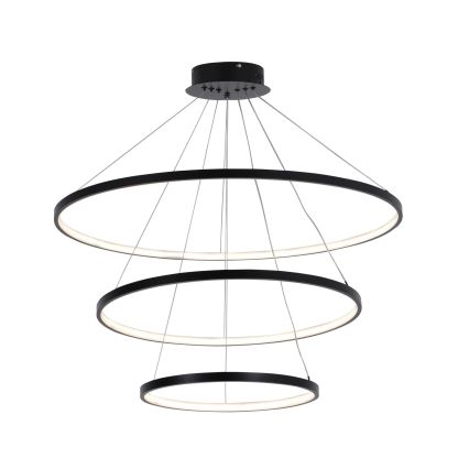 Светодиодная подвесная люстра LEA LED/60W/230V 4000K диаметр 80 см черный