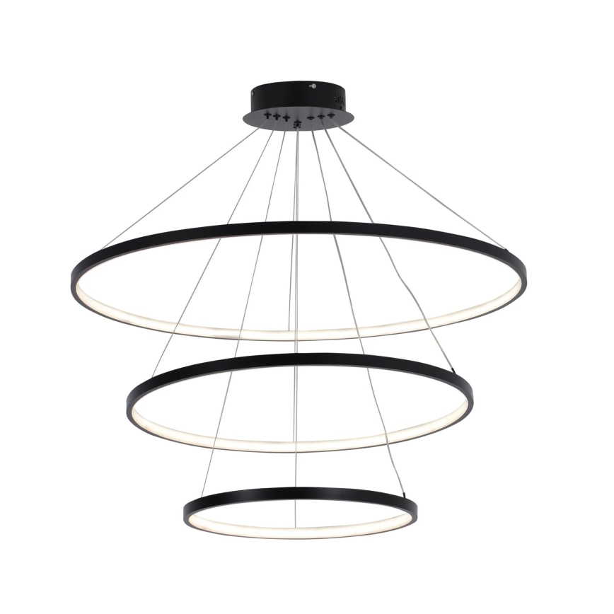 Светодиодная подвесная люстра LEA LED/60W/230V 4000K диаметр 80 см черный