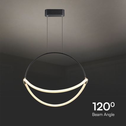 Светодиодная подвесная люстра LED/16W/230V 3000K диаметр 50 см