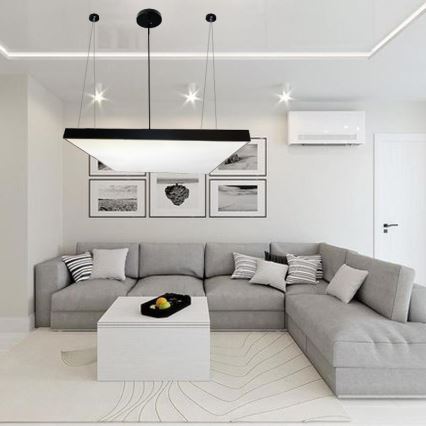 Светодиодная подвесная люстра LED/170W/230V 4000K 100x100 см