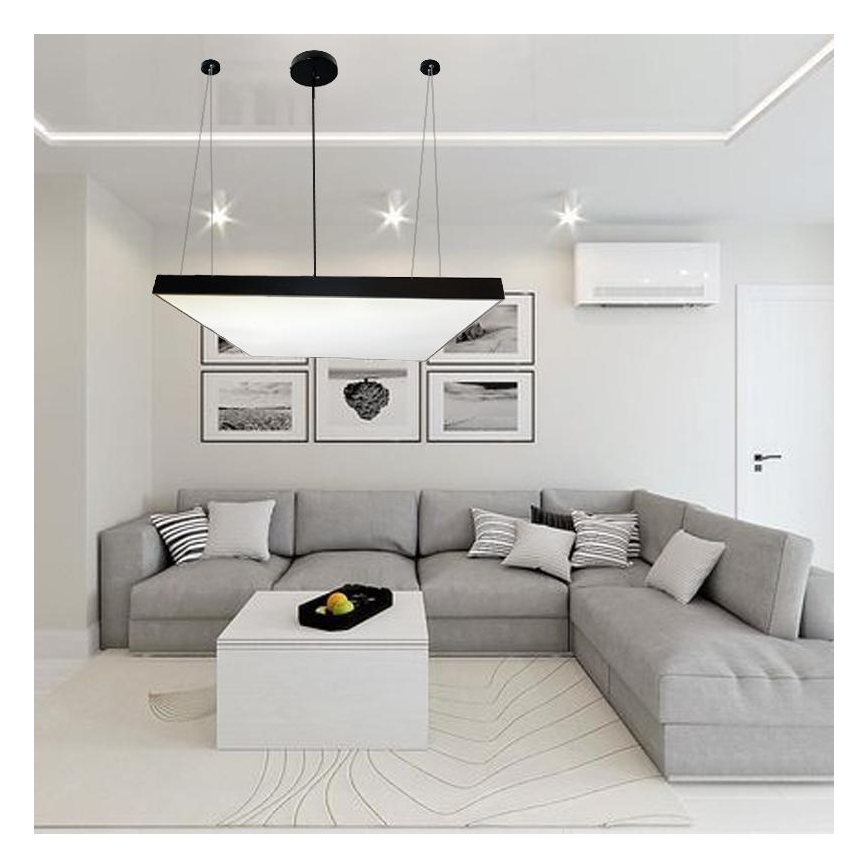 Светодиодная подвесная люстра LED/170W/230V 4000K 100x100 см