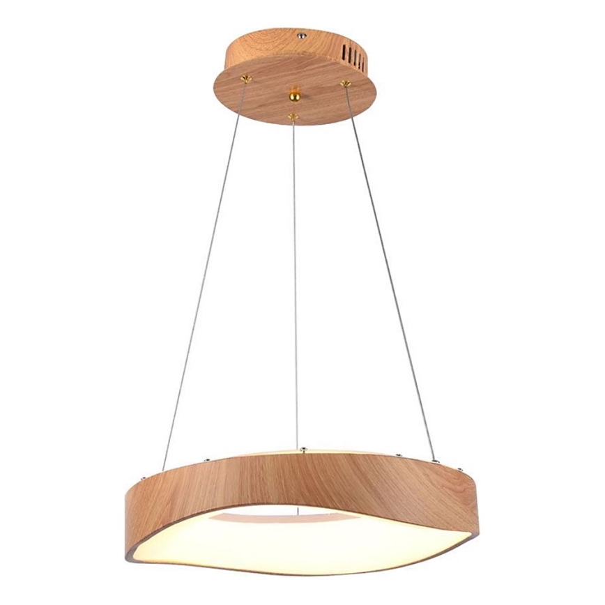 Светодиодная подвесная люстра LED/18W/230V 3000K диаметр 40 см коричневый