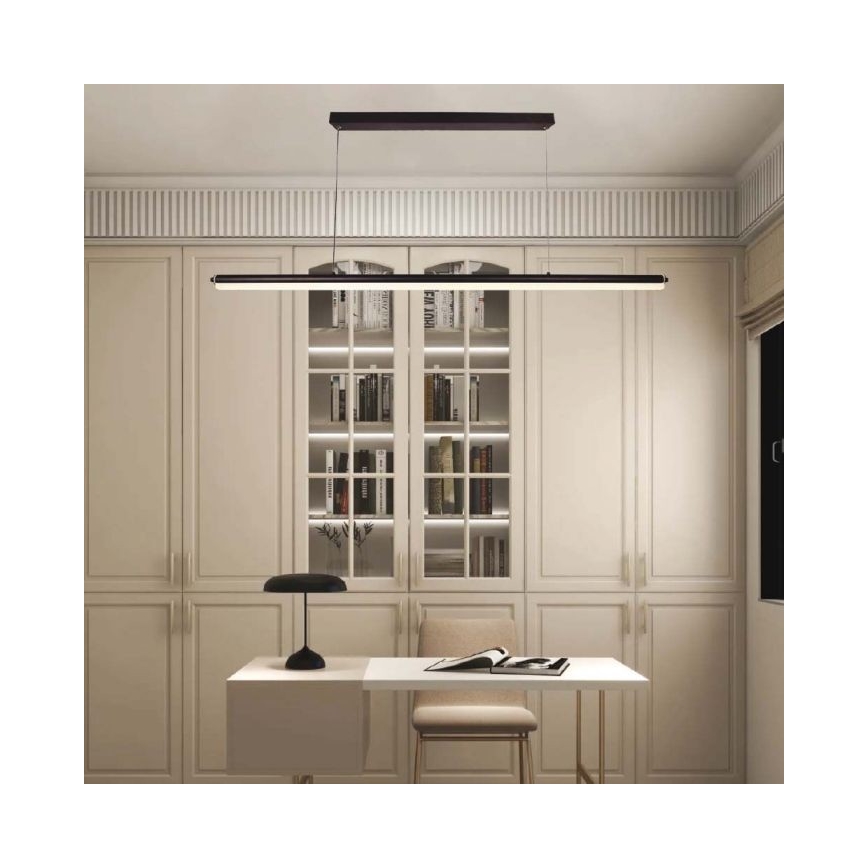 Светодиодная подвесная люстра LED/23W/230V 4000K 120 см черный
