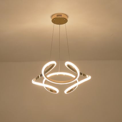 Светодиодная подвесная люстра LED/24W/230V 3000K 50x120 см