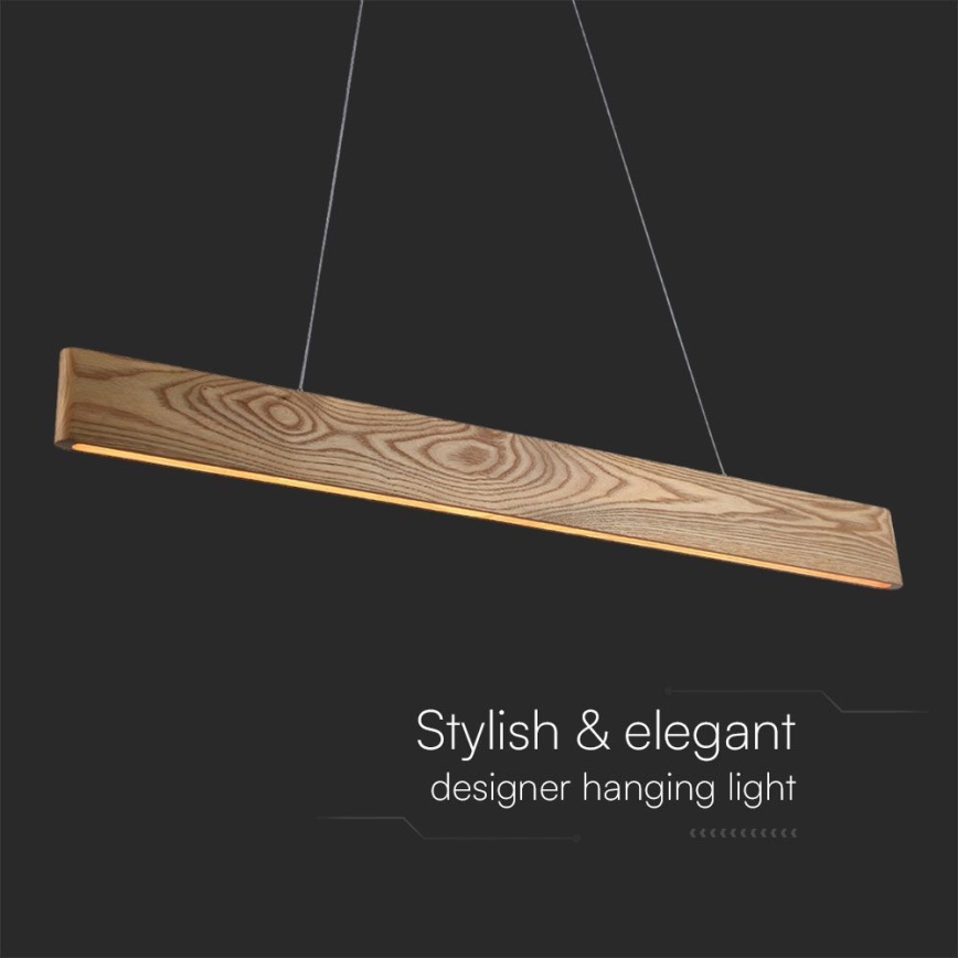 Светодиодная подвесная люстра LED/24W/230V 3000K коричневый