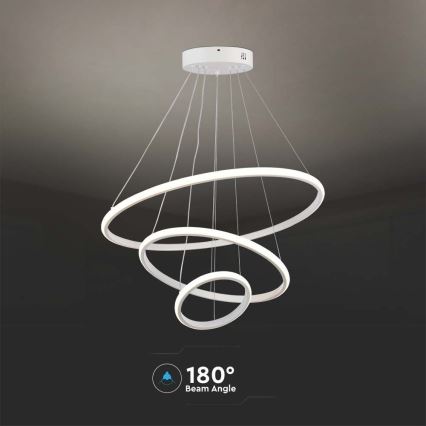 Светодиодная подвесная люстра LED/32W/230V 3000K белый