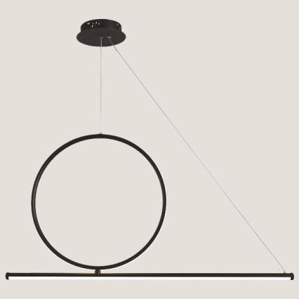 Светодиодная подвесная люстра LED/32W/230V 3000K черный