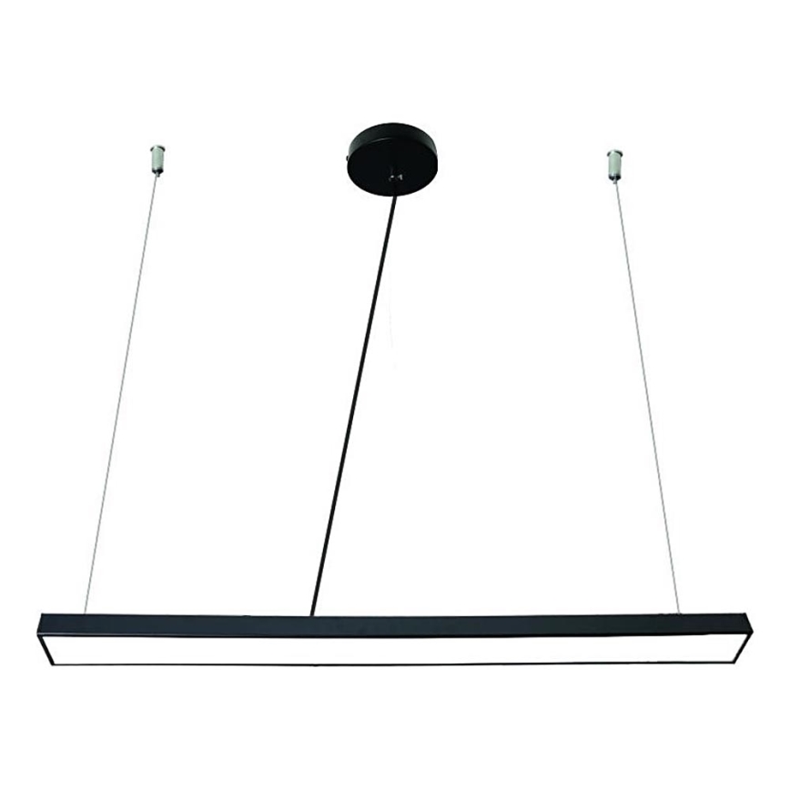 Светодиодная подвесная люстра LED/32W/230V 4000K диаметр 120 см черный