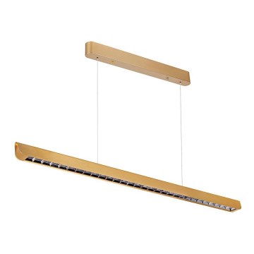 Светодиодная подвесная люстра LED/36W/230V 3000/4000/6400K золотистый