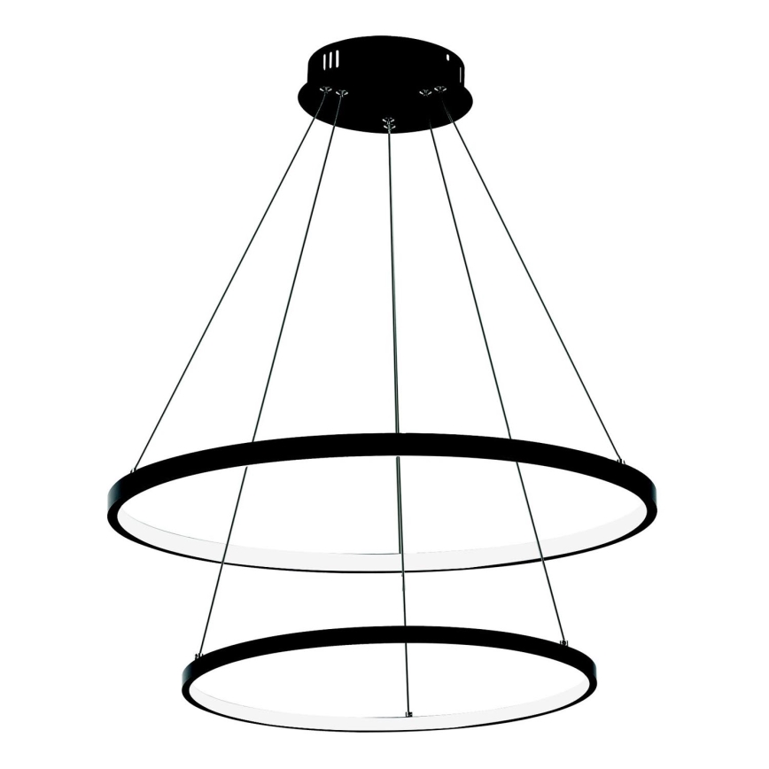 Светодиодная подвесная люстра LED/37W/230V 3000K черный