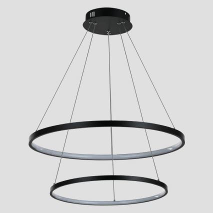 Светодиодная подвесная люстра LED/37W/230V 3000K черный
