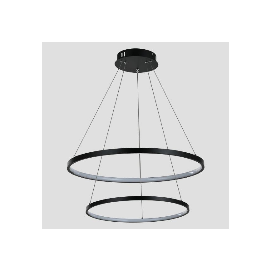 Светодиодная подвесная люстра LED/37W/230V 3000K черный