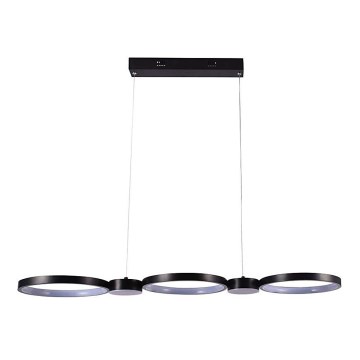 Светодиодная подвесная люстра LED/38W/230V 4000K черный
