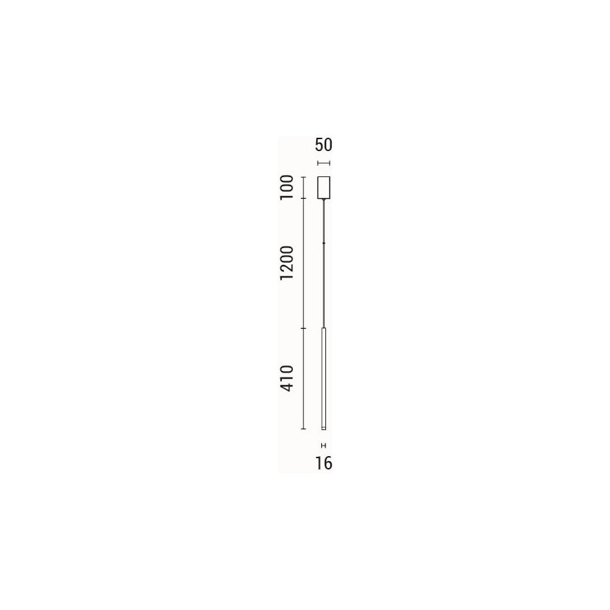 Светодиодная подвесная люстра LED/3W/230V 3000K диаметр 5 см