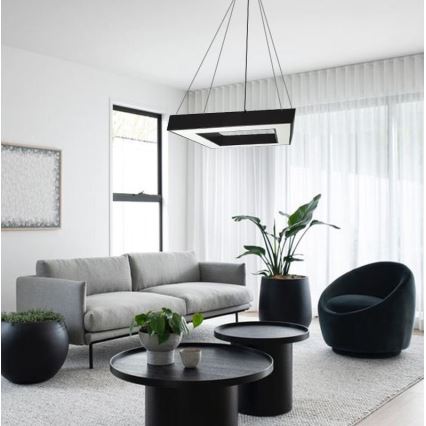 Светодиодная подвесная люстра LED/40W/230V 4000K 60x60 см