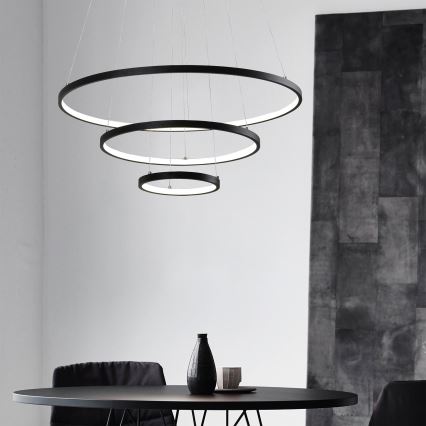 Светодиодная подвесная люстра LED/42W/230V 3000K черный