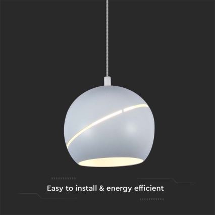 Светодиодная подвесная люстра LED/8,5W/230V 3000K белый