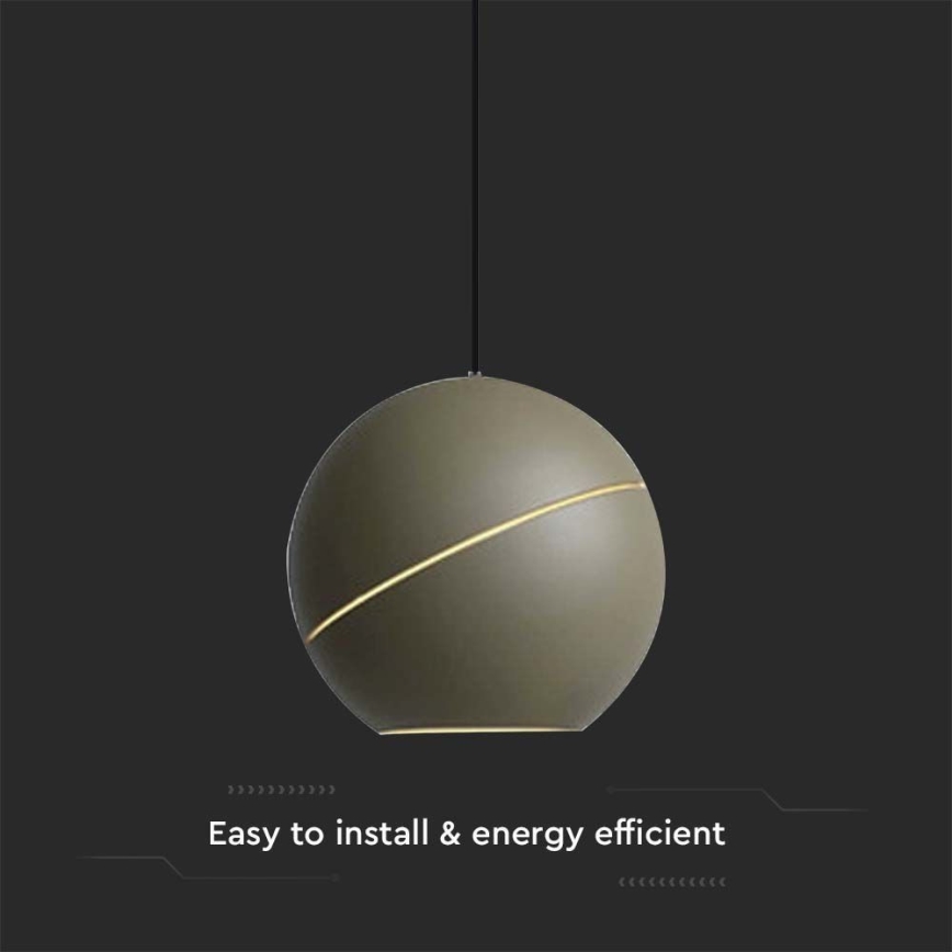 Светодиодная подвесная люстра LED/8,5W/230V 3000K серый