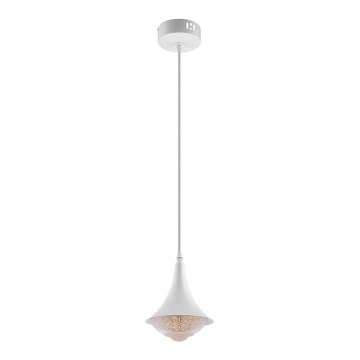 Светодиодная подвесная люстра LED/9W/230V диаметр 14 см белый