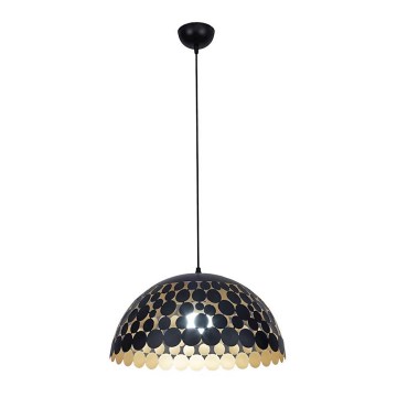 Светодиодная подвесная люстра LISA BLACK 1xE27/60W/230V