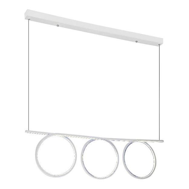 Светодиодная подвесная люстра LOOP 3xLED/20W/230V белая