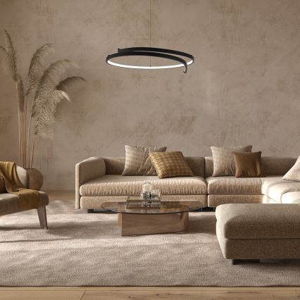 Светодиодная подвесная люстра LORENZO LED/35W/230V черный