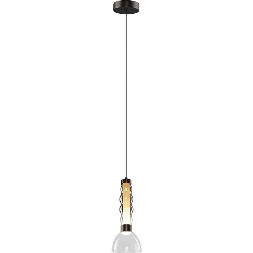 Светодиодная подвесная люстра LUCCO LED/13W/230V диаметр 15 см дымчатый