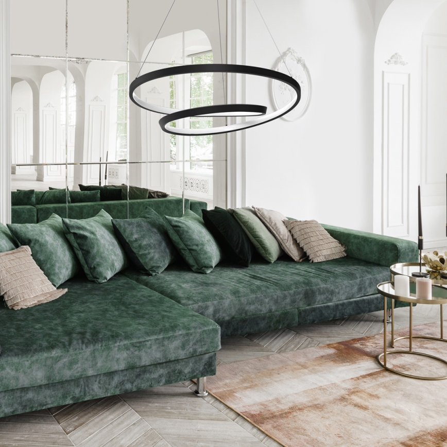 Светодиодная подвесная люстра LUCERO LED/48W/230V черный