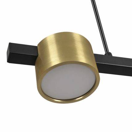 Светодиодная подвесная люстра MIRELLA 4xGX53/6W/230V золотистый/черный